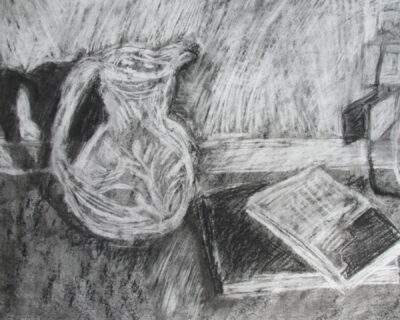 Pitcher with Books